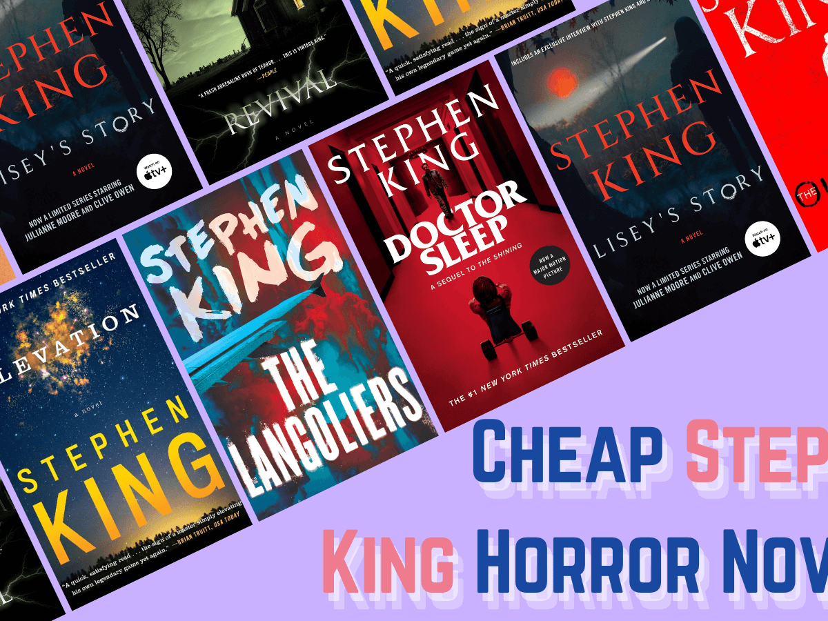 8 Stephen King Horror Novels | Buy Cheap Discount Books